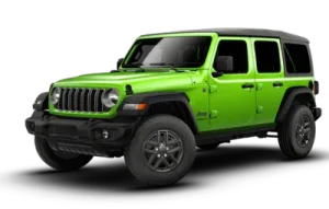 A green 2026 Jeep Wrangler